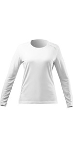 2022 Zhik Womens UV Active Long Sleeve Top ATP-0070-W-WHT - White