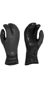 2023 Xcel Drylock 5mm 3 Finger Wetsuit Gloves ACV57387 - Black