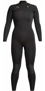 2022 Xcel Womens Comp X2 5/4mm Chest Zip Wetsuit WN54ZXC0B - Black / Flower