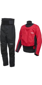 2021 Yak Zeus Kayak Whitewater Cag & Chinook Trouser Combi Set - Red / Black