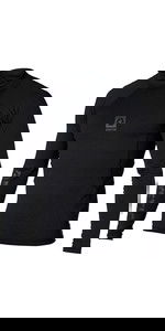 2022 Mystic Mens Long Sleeve Bipoly Thermo Vest BLACK 140070