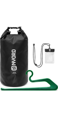 2024 Nyord Dry Bag, Wetsuit Hanger & Key Case Bundle DBNWH - Black