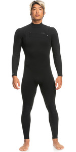 2023 Quiksilver Mens Highline 3/2mm Chest Zip Wetsuit EQYW103157 - Black