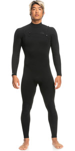 2023 Quiksilver Mens Highline 4/3mm Chest Zip Wetsuit EQYW103158 - Black