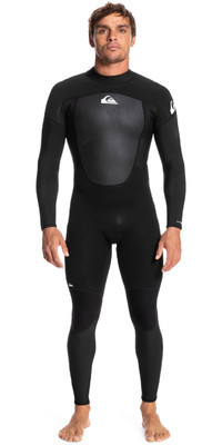 2023 Quiksilver Mens Prologue 3mm Flatlock Back Zip Wetsuit EQYW103177 - Black