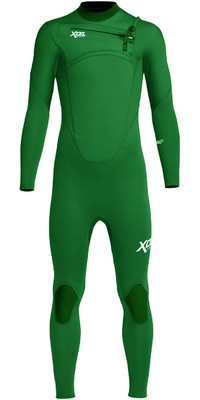 2023 Xcel Junior Comp 3/2mm Chest Zip Wetsuit KN32ZXC0 - Brite Green