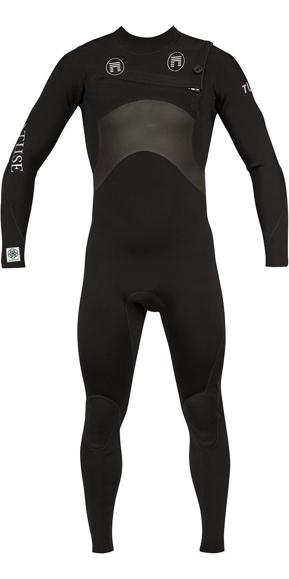 Matuse Tumo 3/2mm GBS Chest Zip Wetsuit BLACK WVT0C410T - Wetsuits