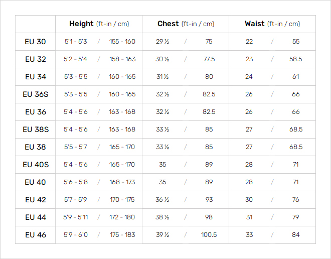 C-Skins Womens Wetsuit Benefit 23 0 Size Chart