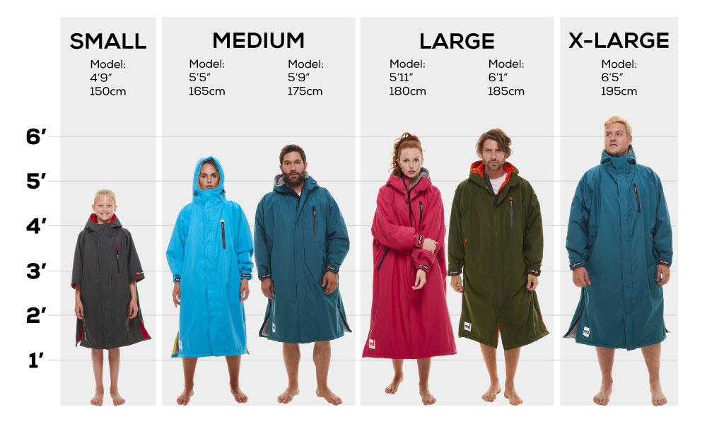 Red Paddle Pro Change Robes 22 0 Size Chart