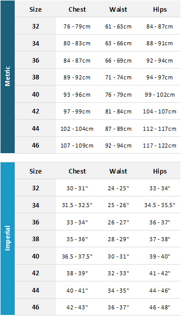 Gill Womens Wetsuits 19 Womens Size Chart