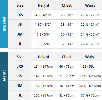Gul Junior Drysuits 19 Mens Size Chart