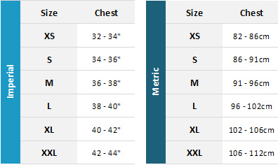 Gul Mens Rash Neo Vests 19 0 Size Chart