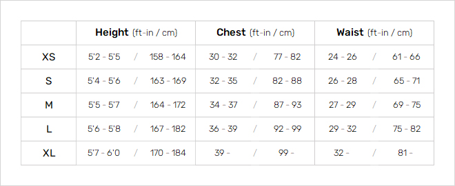 Mystic Womens Wetsuits 19 Mens Size Chart